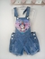 Macaquinho Jeans com Lycra Unicórnio Led - comprar online