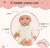Muñeco Bebote Bebé Mediano 35 Cm Pijama Lunares Lullababy