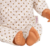 Bebote Bebé Mediano 35 Cm Pijama Lunares Marfil Lullababy - tienda online