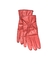 GUANTES DE CUERO COLOR NARANJA