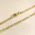 Cadena figaro dorado 3mm - comprar online
