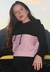 Casaco Suplex Rosê e Preto Feminino Moletom Com Capuz | REF: CSC6 - Rosa Flor Moda Fitness & Beach