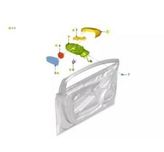 Cubierta Espejo Izquierda Ford Mondeo 2015/ Original