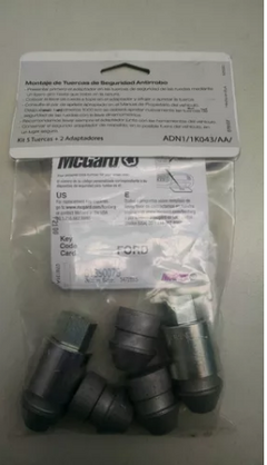 Tuercas De Seguridad Antirrobo Mcgard Ford - comprar online