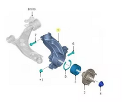 Portamaza Delantera Derecha Ford Kuga 2010/13 Original