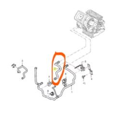 Manguera Entrada Agua Calefactor Ford Focus 2 2.0 Original