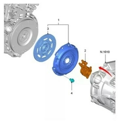 Embrague Ecosport Kinetic Original 2012/2017 1.6 Sigma - comprar online