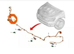 Soporte Sensor Estacionamiento Derecho Ranger 16/19 Original - comprar online