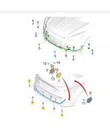 Soporte Sensor Estacionamiento Trasero Interior Kuga 16/19 - comprar online
