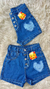 Short Jeans Coração