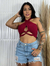 Cropped Decote na internet
