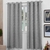 CORTINA JACQUARD 2,65m x 1,70m - GRAFITE - comprar online
