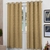 CORTINA JACQUARD 2,65m x 1,70m - OURO - comprar online