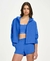 Jaqueta Cropped Com Capuz e Bolsos - comprar online