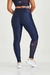 Legging Atletika com Bolso de Tule nas Costas Azul Eclipse - Marcela Araujo