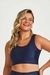 Top Atletika com Tule nas Costas Azul Eclipse