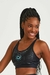 Top Cropped Atletika com Silk Preto