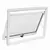 JANELA MAXIMO AR PARA BANHEIRO 60 X 80 SEM GRADE ALUMÍNIO BRANCO