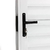 PORTA BASCULANTE 80 X 2,10 ALUMÍNIO BRANCO LADO ESQUERDO - Bela Vista By Home