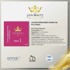 LASH LIFTING PASO 1 Y 2 - THE LION BEAUTY - comprar online