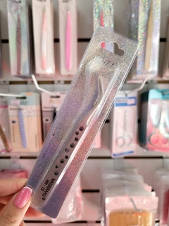 PINZA CURVA PARA PESTAÑAS CON PUNTOS
