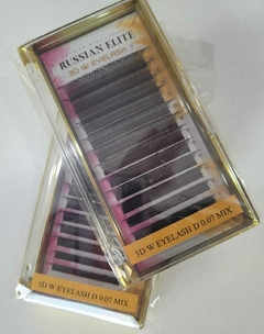 PESTAÑAS RUSSIAN ELITE TECNOLOGICAS 3D 0,07D MEDIDAS UNICAS
