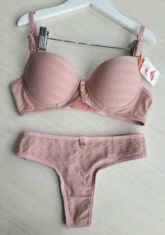 CONJUNTO CRISLATINA 1012 ROSA VINTAGE