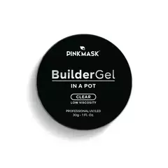 BUILDER GEL IN A POT PINK MASK - CLEAR