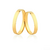 Alianças Amor Eterno em Ouro Amarelo, 3mm