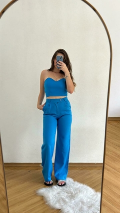 CALÇA PANTALONA AZUL