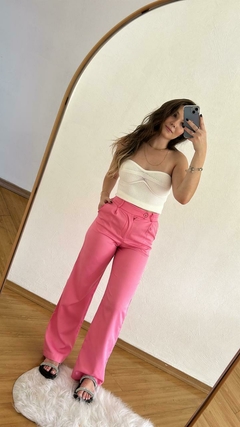 CALÇA PANTALONA ROSA - comprar online