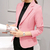 Blazer fino formal preto para mulheres, terno de escritório feminino, jaquetas - loja online