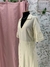 Vestido longo acinturado. Em linho. SK. Tamanho 36. - comprar online