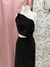 Vestido preto longuette. Recorte na cintura. ZARA. - comprar online