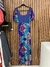 Vestido estampado longo em viscose. OH BOY. Tamanho M. - comprar online