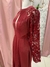 Vestido longo vinho de festa. UNICKE. Tamanho M. na internet