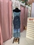 Vestido longo estampado. Em tule. ZARA. Tamanho M.