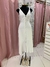 Vestido branco longuette. GARAGE. Tamanho P.