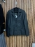 Blazer feminino. Couro. Preto. Tamanho 42.