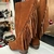 Bota cano alto com franjas. Marrom, em camurça. Colcci. - comprar online