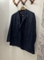 Blazer de alfaiataria azul marinho com forro. Masculino. Tamanho: 54