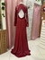 Vestido longo vinho de festa. UNICKE. Tamanho M. - loja online