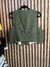 Colete curto alfaiataria. ZARA. Tamanho GG. - comprar online