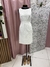 Vestido branco MIDI tubinho. BANANA REPUBLIC. Tamanho PP.