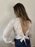 Camisa listras, costas nuas. COLCCI. Tamanho M. - Chica Carolina Brechó