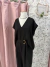 Macacão pantalona preto com bolsos. ZARA. Tamanho M. - comprar online