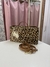Bolsa de mão animal print. Couro verniz. JORGE BISCHOFF. na internet