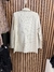 Maxi blazer alfaiataria. Listras. COLCCI. Tamanho M. na internet