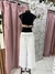 Calça branca em laise. ZARA. Tamanho GG. - comprar online