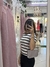 Bolsa transversal metalizada. Dupla corrente. BERSHKA - comprar online